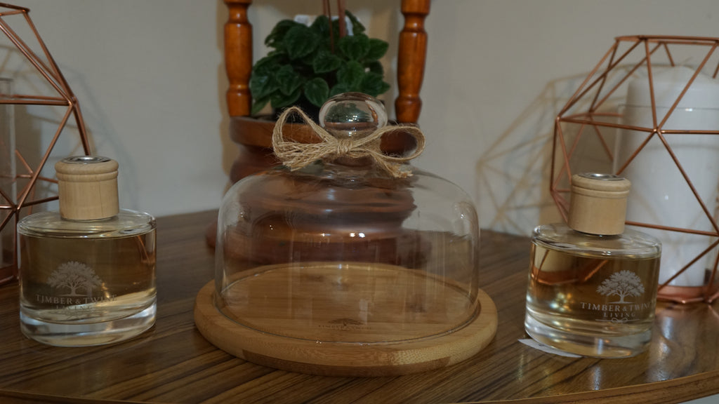 Cheese Board with Glass Dome